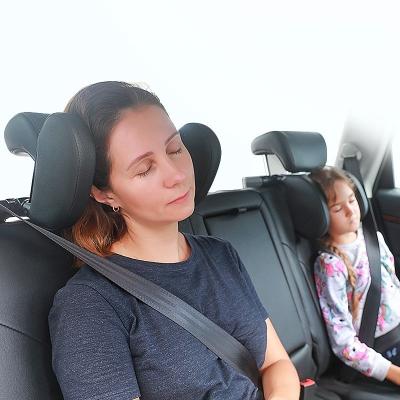 China New Design Massage Car Headrest Neck Support Travel Pillow with 180 Degree Adjustable for sale