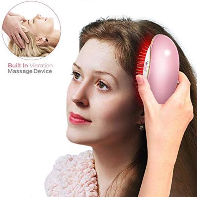 China Hot Selling Mini Hair Portable Brush Comb Hot Electric Ionic Massage Hair Brush Home Travel Using Hair Straightener Comb Small for sale