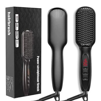 China Comb / Brush Hair Straightening Comb Flat Iron Hair Straightener For Home And Travel - Dad Gifts for sale