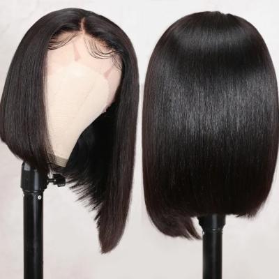 China 100% straight wigs dropshipping wholesale straight hair lace front wig sellers for sale