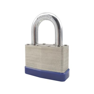 China 2021 factory direct sale laminated security custom anti-theft 30/40/45/50/65mm steel laminated padlock for sale