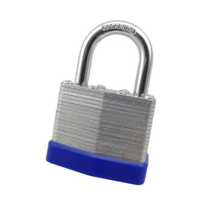 China Quality Hardened Steel Waterproof Laminated Padlock Chrome Plated Shackle 40mm 40mm Laminated Padlock for sale