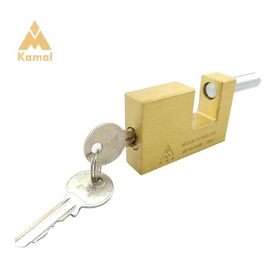 China Exterior doors 2021 hot sale universal indoor and outdoor rectangular brass padlocks available for sale