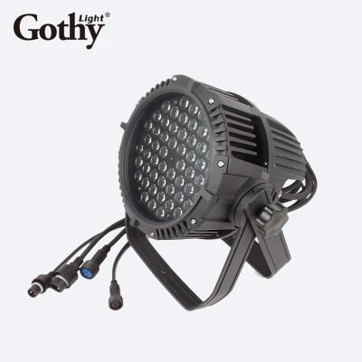 China Stages stage light GT401-54A 54x3w outdoor waterproof rgbw 4in1 led par light for sale