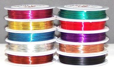 China Enameled Florist Wire,Color Craft Wire,Color Plated Aluminum Wire,Floral Wire for sale