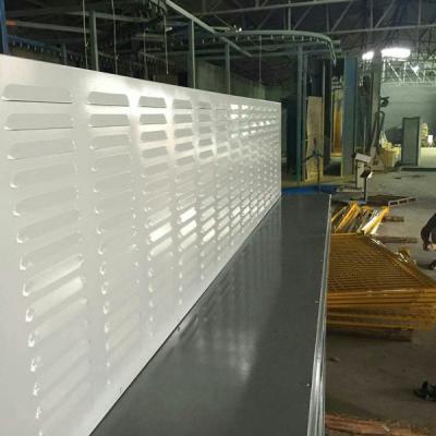 China Louver perforated absorptive acoustic noise barrier wall for sale