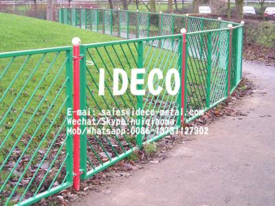 China Architectural Chevron Metal Barriers, Ornamental Balcony Handrail Fences, Decorative Steel Guardrails for sale