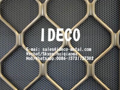 China High Tensile 7mm Expanded Aluminium Security Mesh, Diamond Patterned Security Grille, Amplimesh Doors Screens for sale