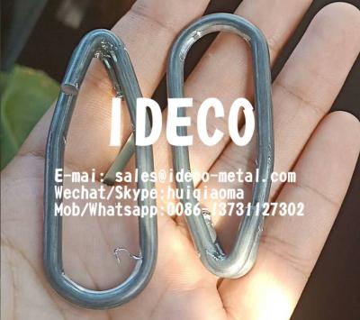 Китай ZnAl-Coated TECCO Clips in High Tensile Steel Wire 1770Mpa, Galfan Rockfall Catch Fences TECCO Mesh Connection Clips продается