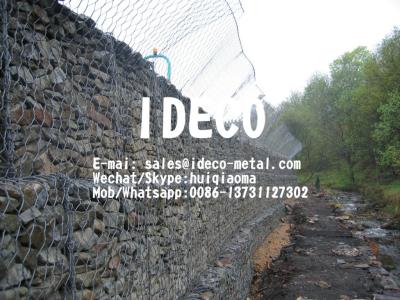 Китай PVC-покрынные зеленым цветом циновки Gabion|Тюфяк Gabion реки|Тюфяк Reno продается