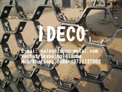 China Hexmesh with Lance Tabs, Hexsteel, Hexagonal Mesh, Hexmetal Anti-Abrasion Refractory Linings for sale