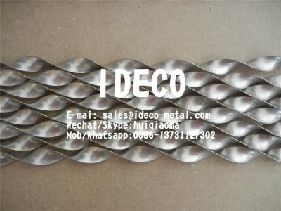 China Twisted Tape Turbulator Strips, Twisted Tape Inserts for Shell & Tube Heat Exchangers, Firetube Boilers for sale