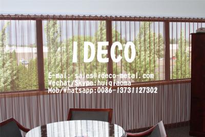 China Aluminium Fireplace Screens, Metal Coil Curtain Drapery, Coiled Wire Mesh Draperies, Shower Dividers for sale