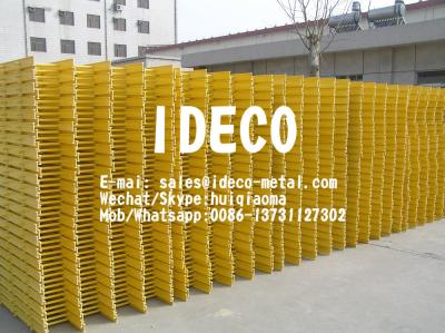 China Pultruded FRP Grids for Cooling/Bio Towers Fill Supports, Glass Fiber Reinforced Plastic Structural Filler Supports for sale