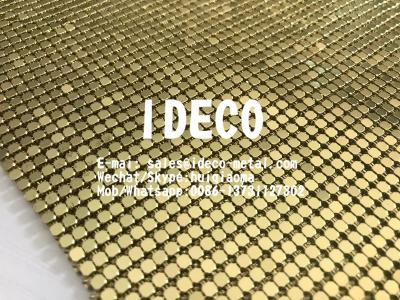 China Tablecloths Metallic, Metal Mesh Table Runners, Aluminum Sequin Cloth Fabric, Shimmer Screens for sale