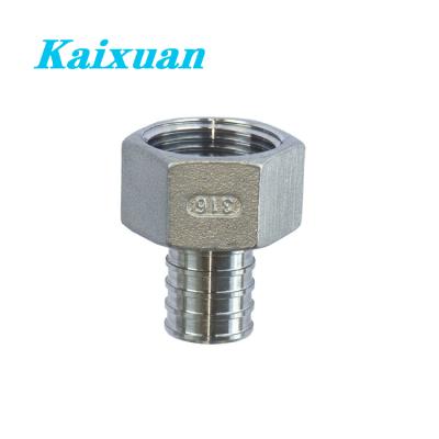 China Power Tools Stainless Steel Pex Fitting 1/2 - 1 Inch Female Thread Adapter for sale