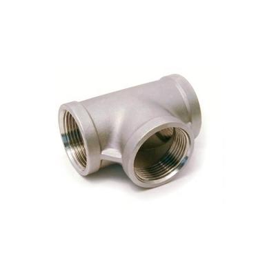 China Stainless Steel SS304/316 Male Female Pipe Tee Oil Fittings With Factory Price for sale