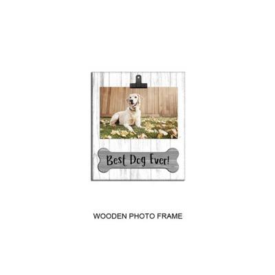 China Fashionable Decorative Wall or Table Product Customized Size 18x20cm Wholesale Wooden Picture Photo Frame With Clip for sale