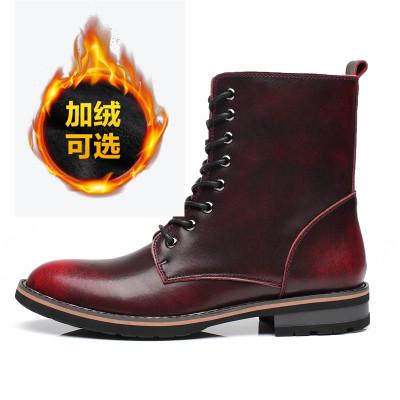 China 2019 Deodorization Martin Boots Men's Leather Band Men's Boots Fashion Cotton Warm Type for sale