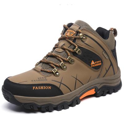 China Large Size High Aid Outdoor Hiking Spring Shoes Deodorization Men's Non-slip Waterproof Wear Increasing Shoes Sports Leisure Men's Shoes for sale