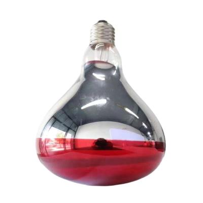 China 60-375 W Hard Glass Painted R125 Red Infrared Infrared Heat Lamp Heating Lamp Bulb For Animal Husbandry Farm Poultry H: 183D: 125 for sale