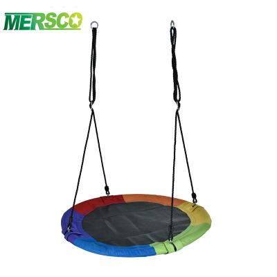 China Best Selling Colorful Modern Kids Adults 40 Inch Around Hanging Garden Nest Indoor Outdoor Swing for sale