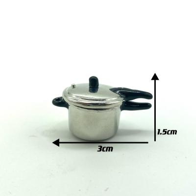 China China Miniatures Dollhouse Kitchen Pressure Cooker Miniature Kitchenware for sale