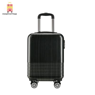 China Portable Trolley Suitcases At Carry On Travel Luggage Factory Prices Of ABS 19 Inch Ship Really Fast for sale