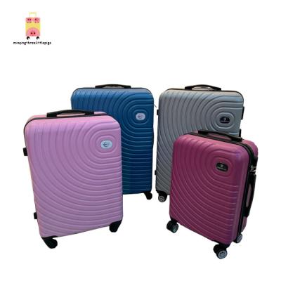 China High quality ABS moq suitcase low square for travel suitcase custom luggage female mixi luggage for sale