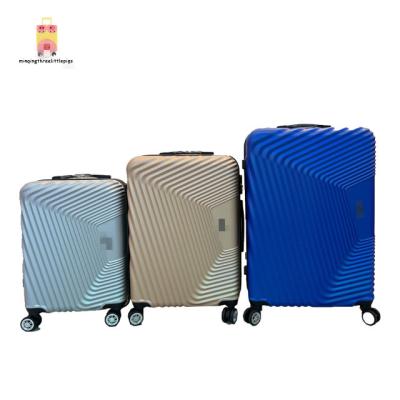 China Wholesale moq abs products ABS style low new big suitcase airwheels luggage moving bags pick up luggage suitcase 3pcs set for sale