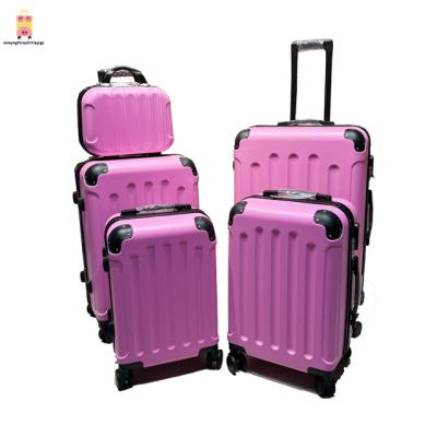 China Hot Selling Anti-collision ABS Hard Shell 5 Pieces Big Sky Travel Luggage Suitcase Set for sale