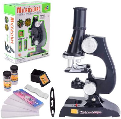 China Science Adventure Kids Microscope, 450x, 200x, 100x Magnification Kids Science Microscope Kit with LED Lights Includes Accessory Toy Set for sale