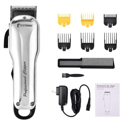 China Outdoor Low Noise Professional Hair Trimmer Beard Trimmer And Cordless Trimmer For Men for sale