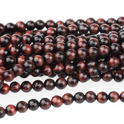 China Safe Natural Red Tiger Eye Stone Beads for Fashion Jewelry Jewelry Making for sale