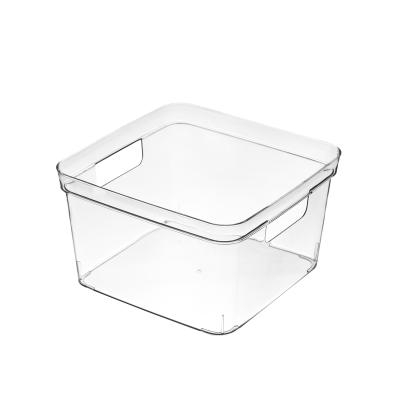 China Durable No Using Various Square Pet Transparent Storage Square Basket for sale