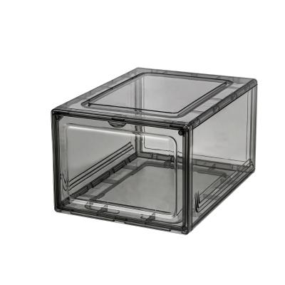 China 2021 fashion modern professional cheap household manufacture transparent shoe box for sale