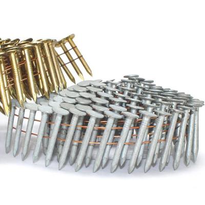 China Cap Coil Roofing Nails Factory Supply High Quality Galvanized Plastic Umbrella Top Roofing Nails Hot Sale Hot Dipped for sale