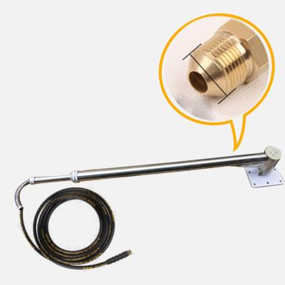 China Bus Long Arm Adjustable High Pressure Stainless Steel Car Washer Machine High Pressure Reel 360 Hose Water Ceiling Part for sale