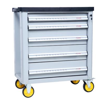 China Garage Shop Tools Heavy Load Tool Trolley Cabinet Tool Cart With Drawers for sale