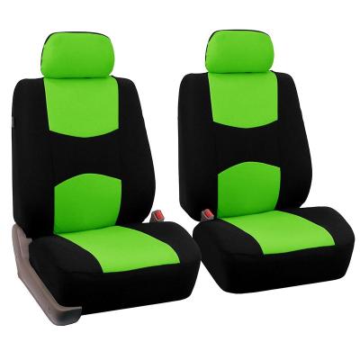 China Fast Shipping Eco-Friendly 2 Front Seat Covers Univesal Fit Match Car Protector Car Seat Covers Set for sale