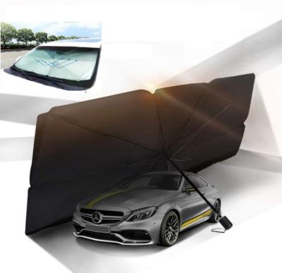 China Car Open And Close Portable Foldable Sunshade Sunshade Style Umbrella Moonshuttle Storage Manual Outdoor Dashboard for sale