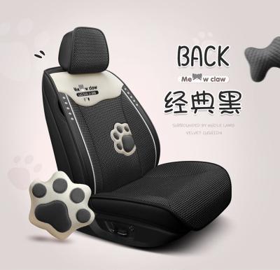 China Eco-Friendly Ready To Ship Car Seat Covers High Quality Durable Silk Material Universal Fit Full Set For Women for sale