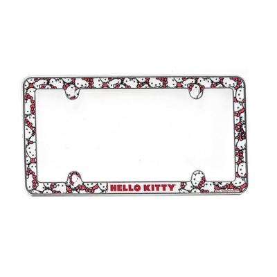 China Custom Factory Direct Wholesale License Plate Frame Metal Amazon Hot Sale Customer Logo for sale