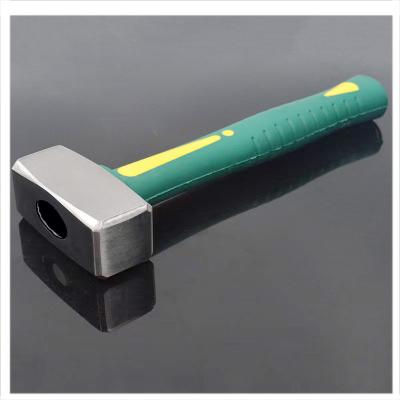 China Stoning hammer 1kg 1.5kg 2kg 3kg 4kg 5kg cast iron forged steel stoning hammer with fiberglass handle for sale