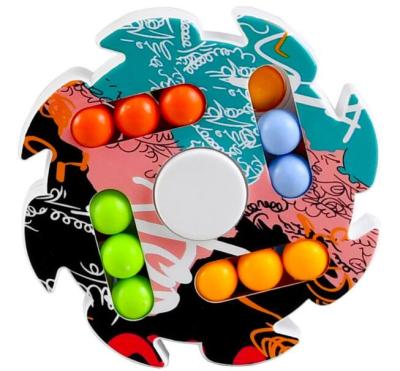 China 2021 New Educational Toy Anti Stress Finger Magic Beads Two Sides Plastic Beads Mind Brain Game Puzzles Educational For Kids Adults for sale