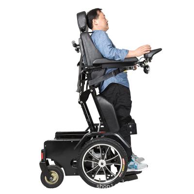 China Folding Stand Up Wheelchair Convenient Full Automatic Folding Electric Standing Wheelchair for sale