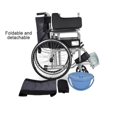 China Folding Lightweight Travel Wheelchairs Aluminum Alloy Folding China Lightweight Hydraulic Reclining Wheelchair for sale