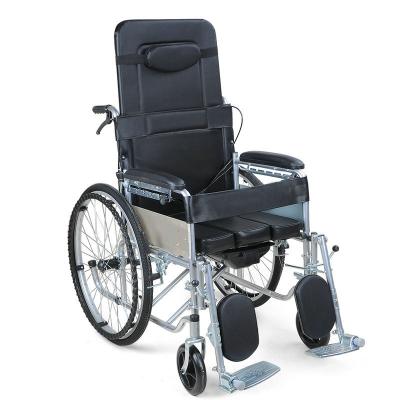 China Wholesale Adjustable Lightweight Wheelchair Comfortable Portable Reclining Wheelchair For The Disabled for sale