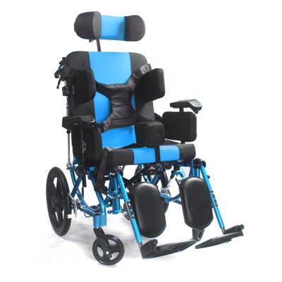 China Folding Wheelchairs Children Multifunctional Comfortable Cerebral Palsy Disabled Wheelchair For Elderly for sale