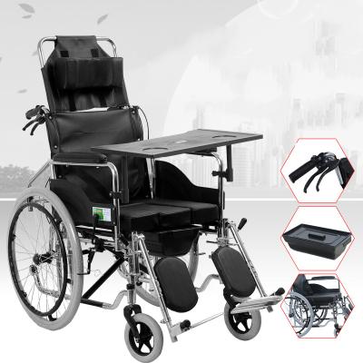 China Lightweight Suitable Aluminum Alloy Handcart Wheelchair Prices Detachable Wheelchair For Adult for sale